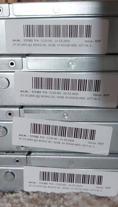 Vand server cisco c220 m3 - 2x e5-2609