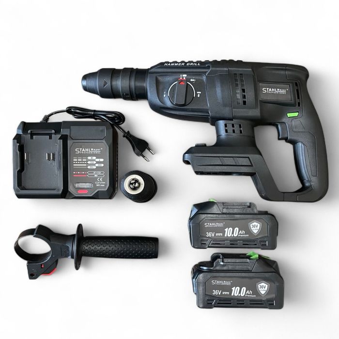 Акумулаторен безчетков перфоратор с 2 патронника 36v 10.0A STAHLMAYER