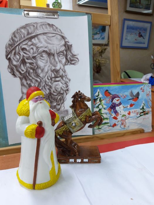 Дед мороз СССР пластиковый