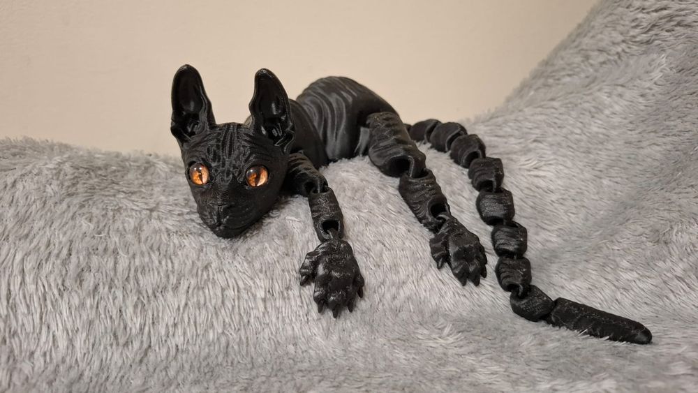 3-d игрушки в виде котиков сфинксов