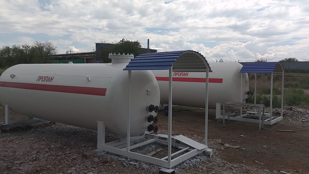 Газгольдер 10 куб моноблок . Агзс . Бочка, резервуар