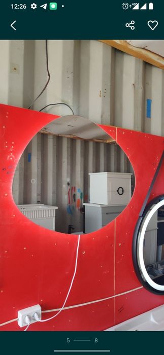 Зеркало с подсветкой зеркала айна