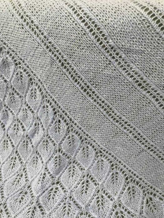 Шаль "Синдерелла," ручная вязка