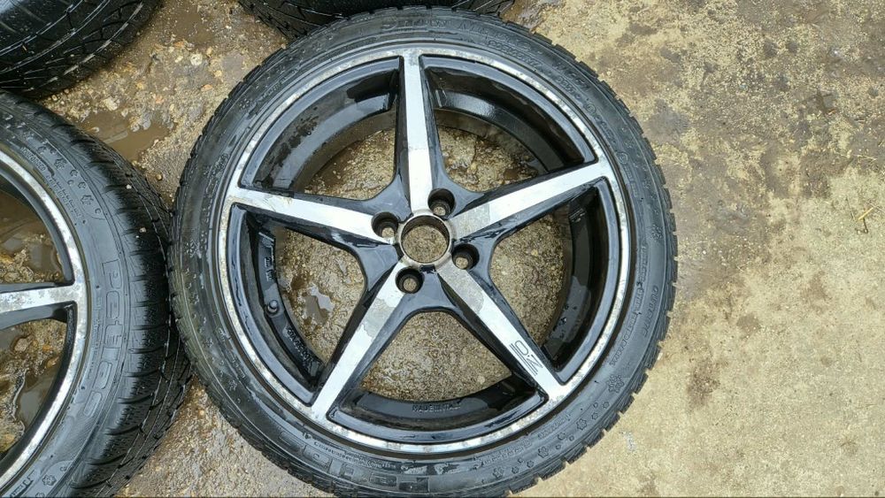 Oz Джанти 4х100 17  OZ RACING CANOVA Gloss black/ polished