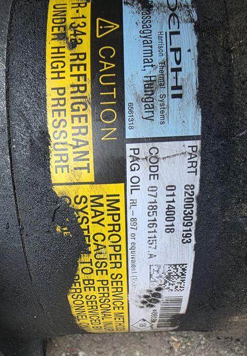 Compresor clima AC Renault megane 2 / scenic 2 / laguna 2