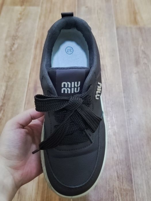 Кроссовки miu miu.