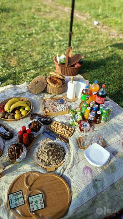 Корзина плетенная для пикника
Производство Иран. Качество отличное 
Ра