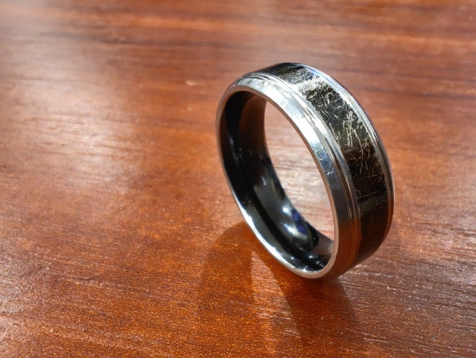 Inel/Verigverigheta tungsten 8mm, diametru interior 22 MM