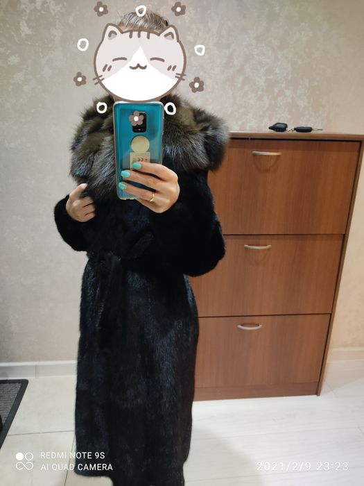 Норковая шуба, состояние хорошее