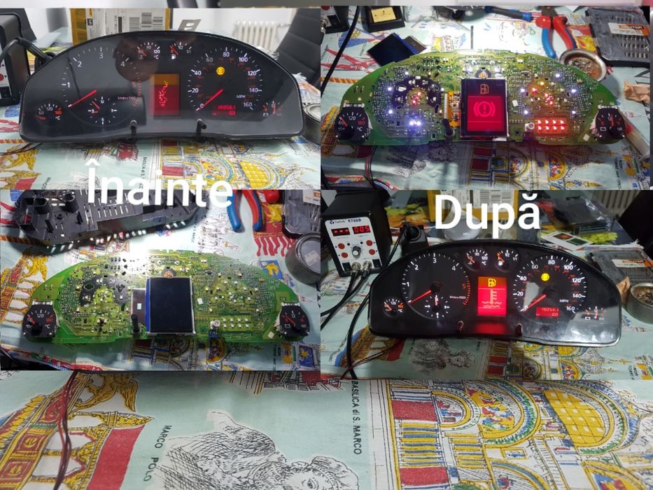 Maxidot Display LCD VDO cluster ceasuri bord Audi Skoda Seat Volkswage