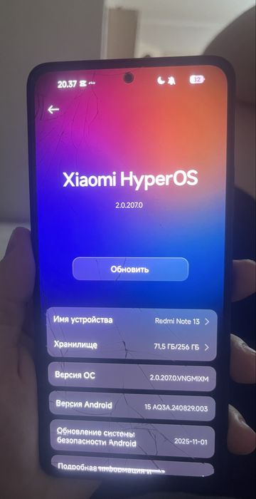 Redmi note 13 256gb разбитый