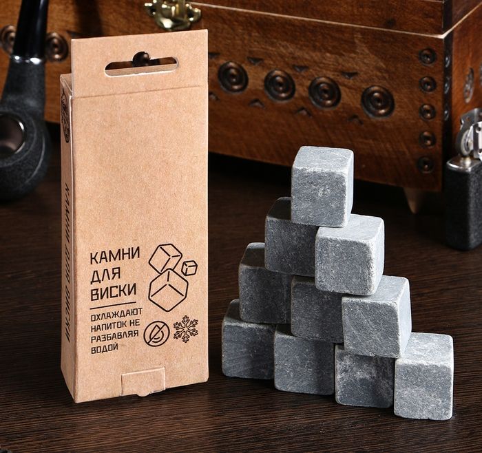 Набор камней для виски в ассортименте 10 шт