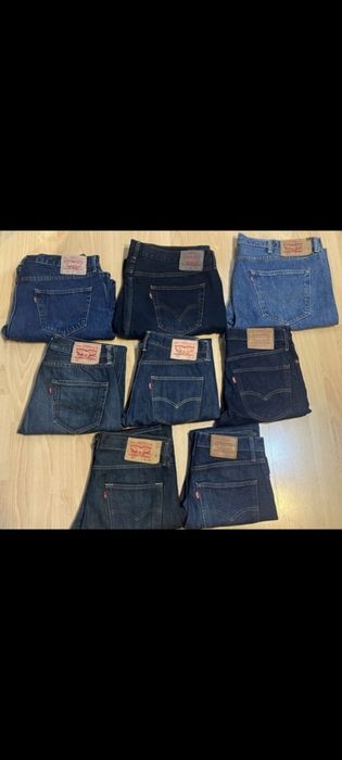 Джинсы синие чёрные