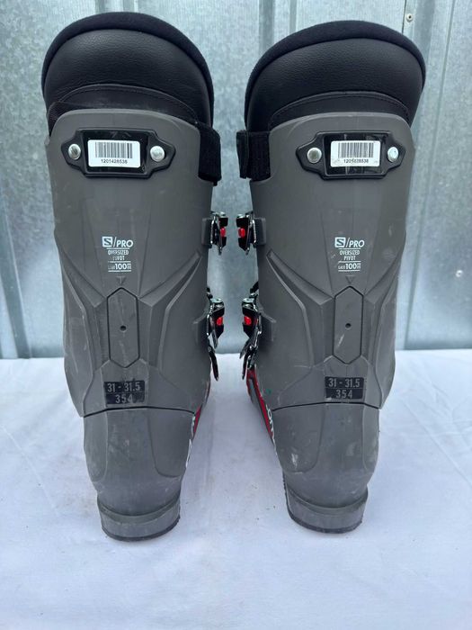 Clapari ski schi Salomon R100 marime Eur:47 Mondo:31 344mm flex:100