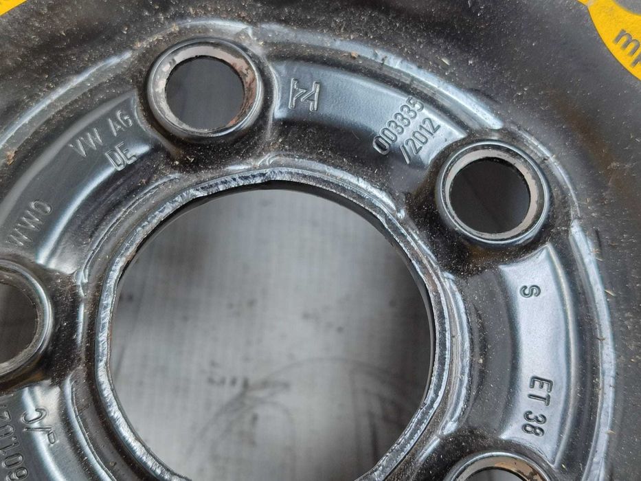 Roată de rezervă slim 5x100 185/70 R14 DOT 1118 Seat Ibiza V (KJ) (2017-2026) Cod:2Q0601027 (3D)