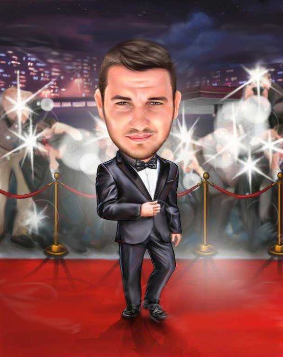 Ръчно Изработена Дигитална Карикатура По Поръчка