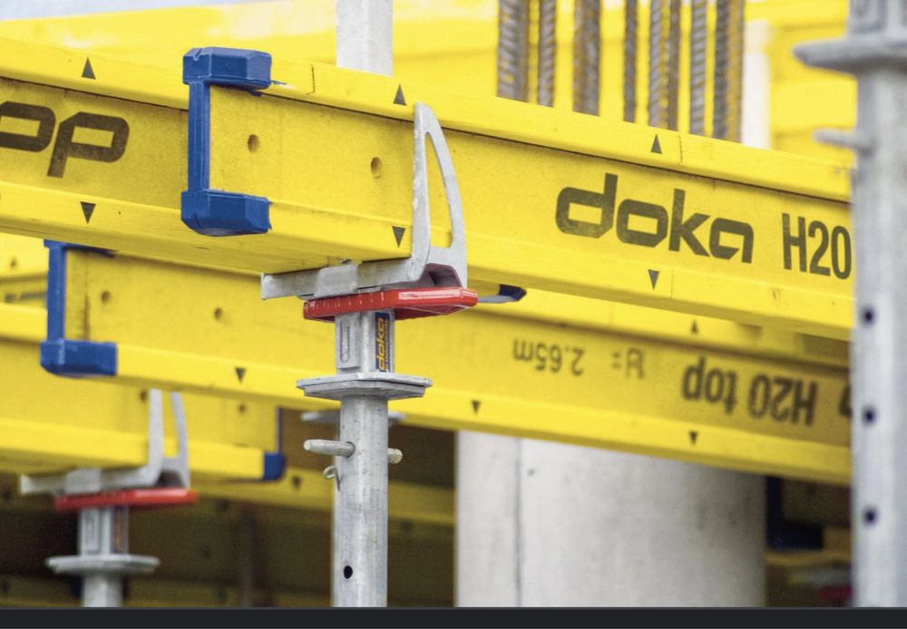Cofraje DOKA, grinda H20, cravate stalpi