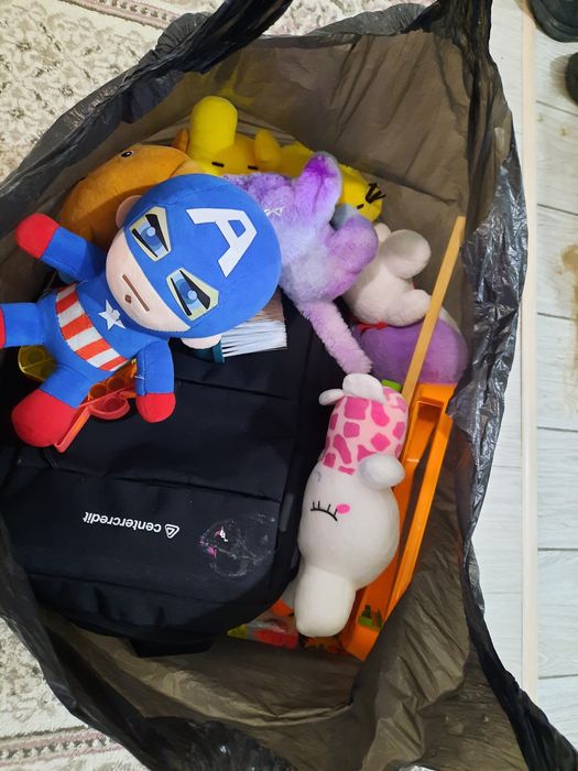 Пакет игрушек и ваннаочка