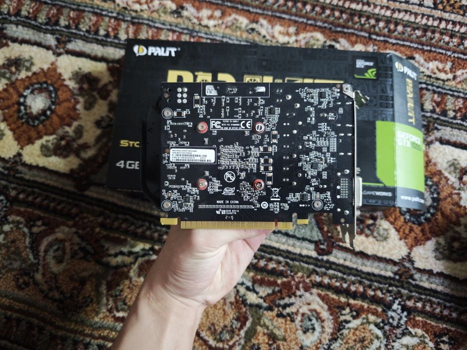 Видеокарта Palit 1050ti 4GB