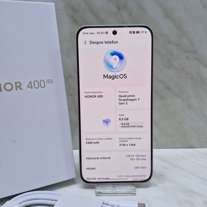 HONOR 400, Dual SIM, 8GB RAM, 256GB Nou Zeus Amanet Militari 34219