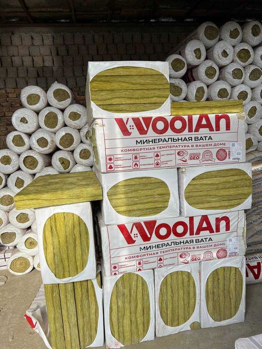 Базальт плита, Минвата, Стекловата.