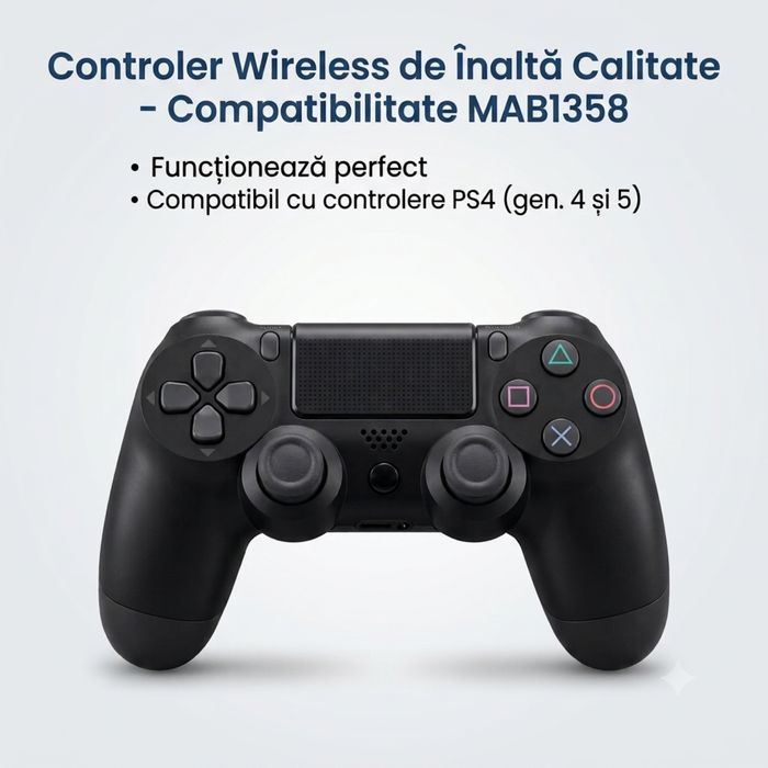 Butoane Paddle DRILI pentru Controller PS4, Atasament Spate cu Functie TURBO si Memorie, Plug & Play