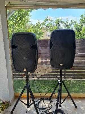 Statie sonorizare 400w  cu stative si accesorii