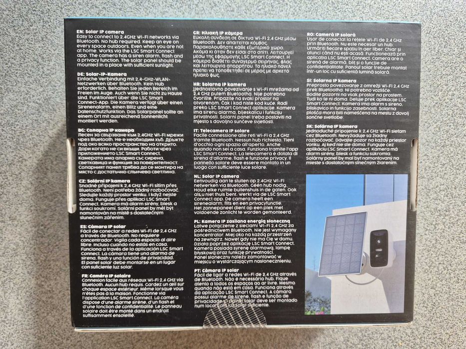 Camera supraveghere solara LSC, wifi, IP65, complet autonoma