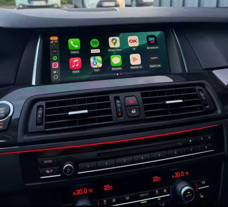 Apple CarPlay Android Auto BMW CIC NBT F10 F15 F16 F25 F30 F32 G20 G30