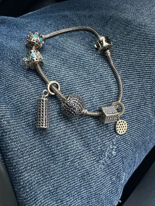 bratara aur 19,44 gr; stil PANDORA 14k