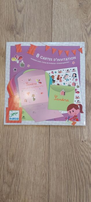 Играчка Djeco, картички покани направи си сам за рожден ден и други