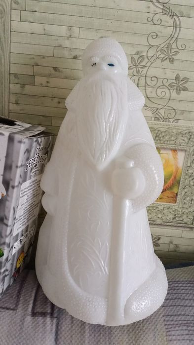 Игрушка  ссср дед мороз 35 см пластмасса в отл сост