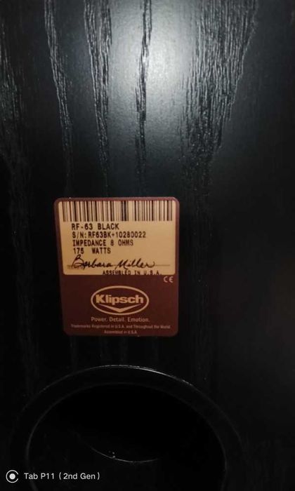 Klipsch RF-63 Reference