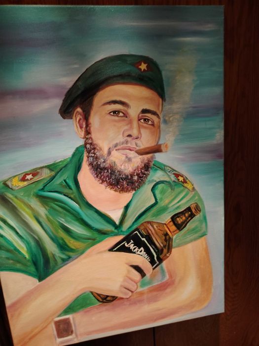 Картина Фидел Кастро размер 60/46