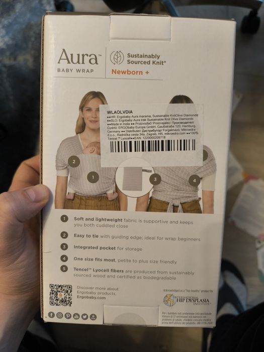 Бебешки Слинг Ergobaby Aura, нов