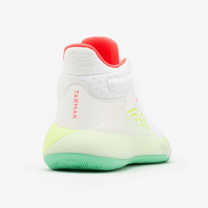 Ghete Baschet Se 500 High Alb Adulți - 47 - produs resigilat Decathlon