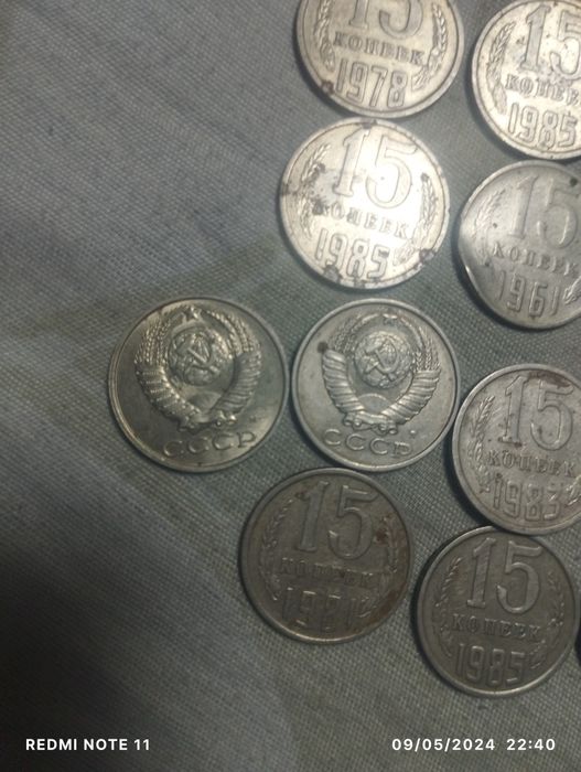 kolleksiya uchun sssr tangalari