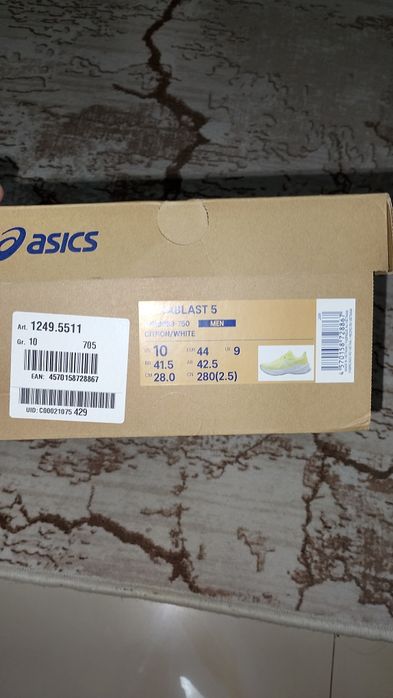 Asics dinablast 5.