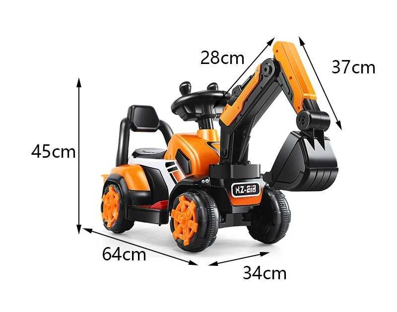 Excavator electric 6V 35W pentru copii Nichiduta cupa mobila si sunete