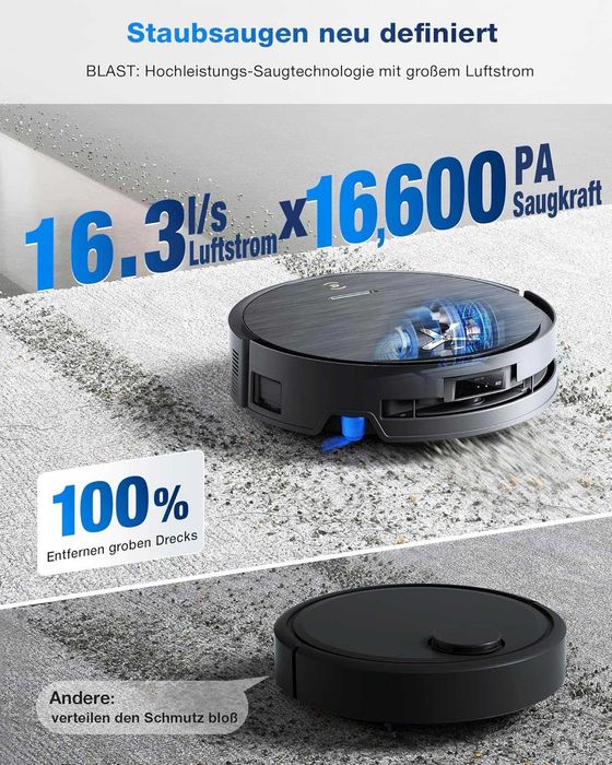 Прахосмукачка робот Ecovacs Deebot X9 Pro OMNI, Измиване с гореща вода