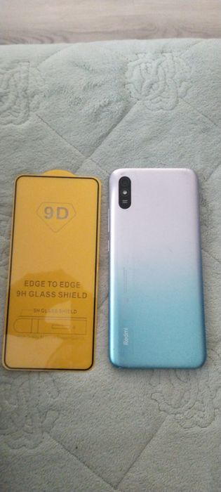 Redmi 9A, в работе, экран без царапин