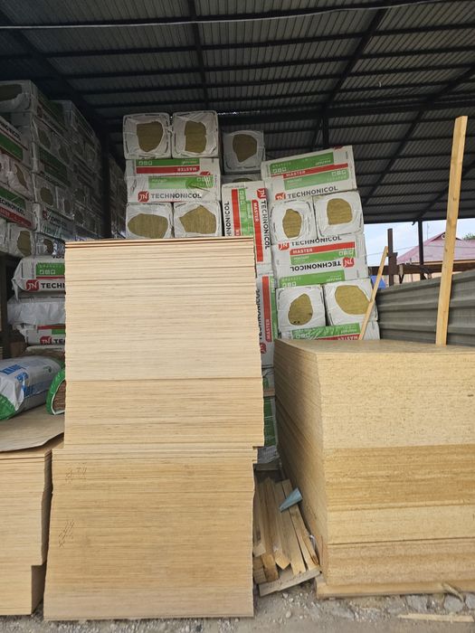 Фанера, ОСБ, утеплители — рынок «Үміт»