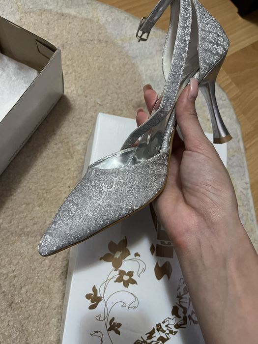 Сребърни Бални Токчета