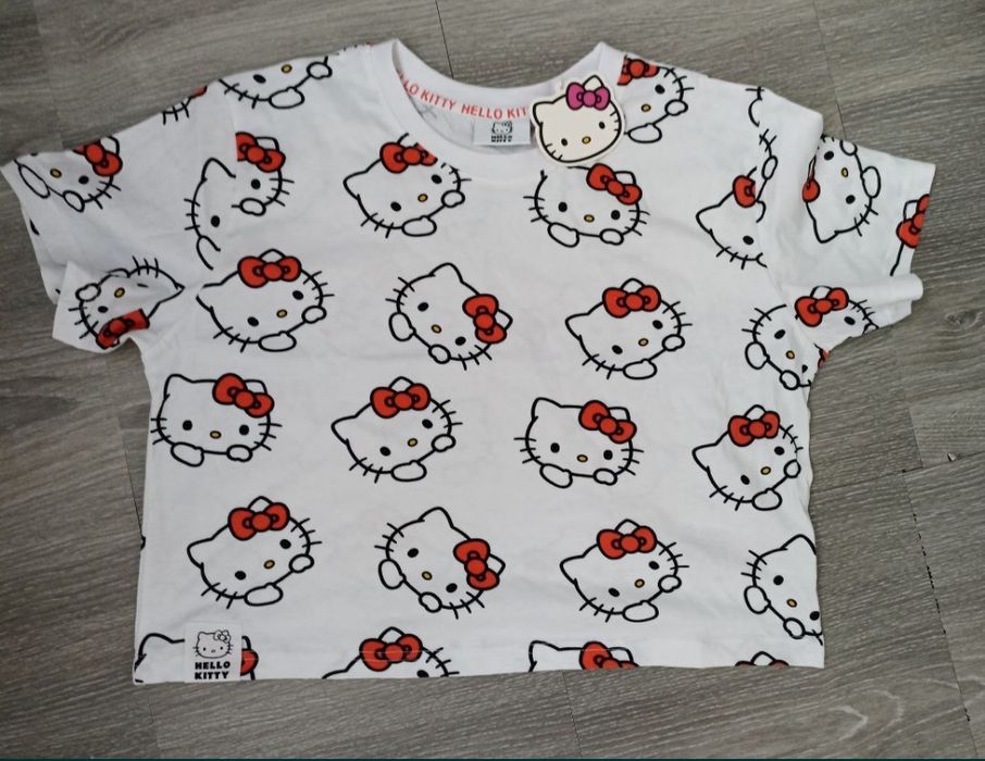Tricou fete bumbac Hello kitty