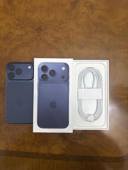 iphone 17 pro,256gb,e-sim.Deep Blue