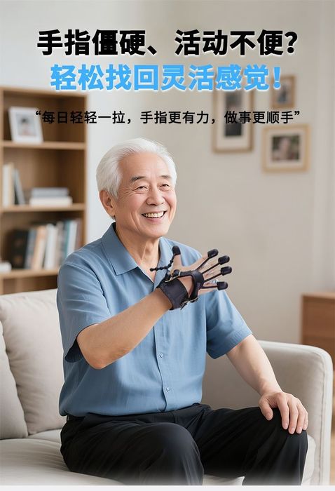 Тренажёр для пальцев рук реабилитационный после инсульта перчатка