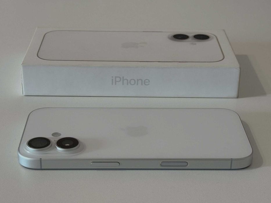 Бартер! Гаранция! Като НОВ! iPhone 17 White (Бял) 100% Батерия.