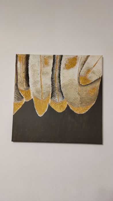 Картина "Перья" акрил