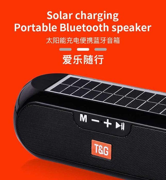 mp3 player cu incarcare solara, radio, bt, boxa