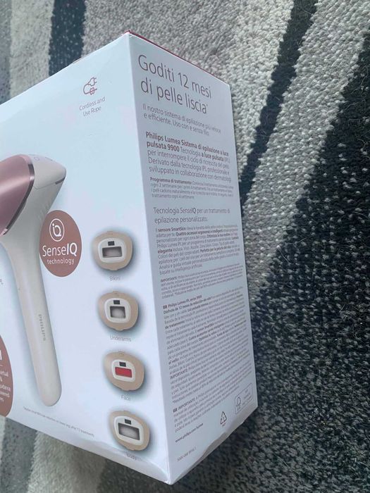 Philips Lumea IPL 9900 Series Фотоепилатор за обезкосмяване със SenseIQ с гаранция